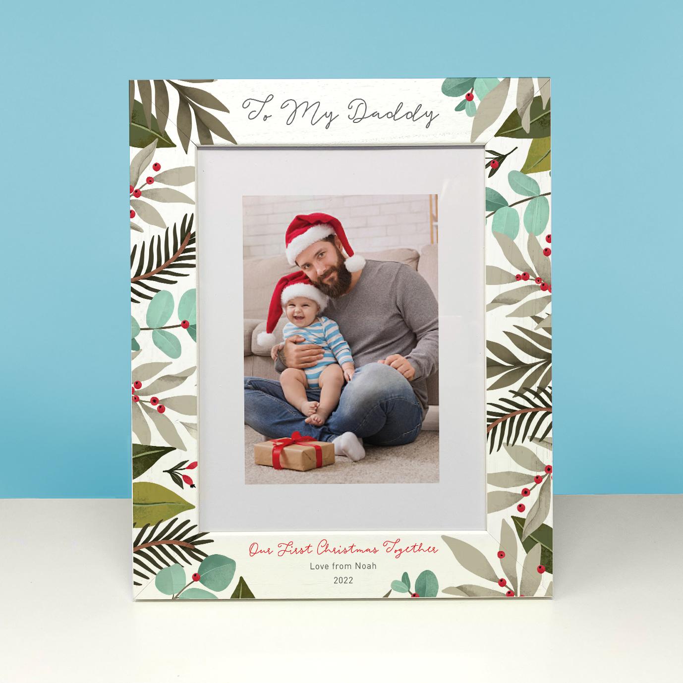 Personalised Baby Christmas Photo Frame by Frame My Name, Baby Christmas Gifts