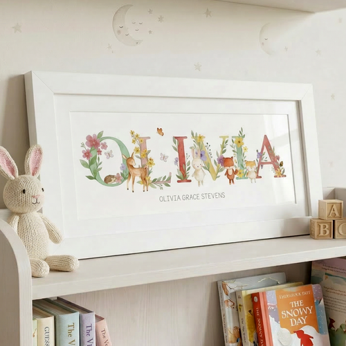 personalised baby name gifts