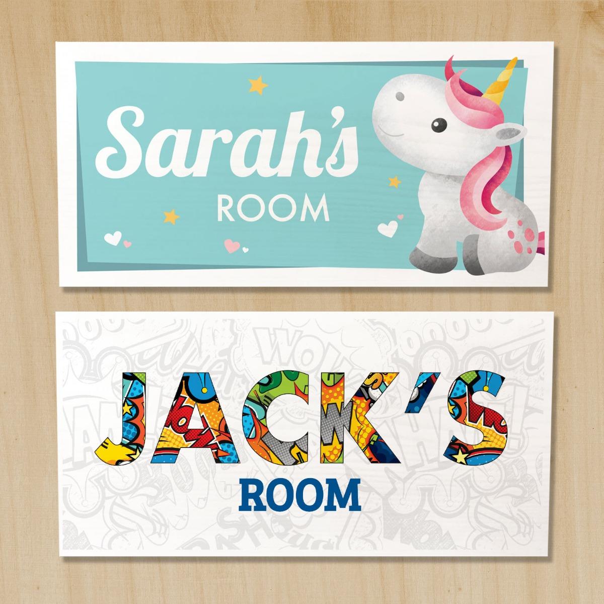 thumbnail image 2 of Personalised Football Soccer Door Sign For Kids - Bedroom Name Plaque, Children's Gift 2 of 5
