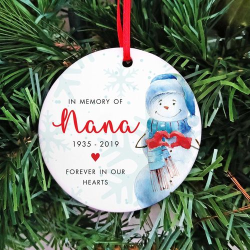 frame my name, christmas ceramic keepsake