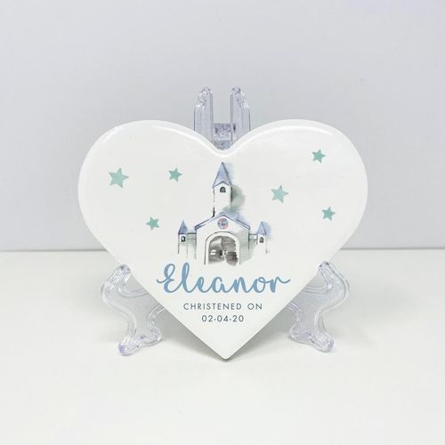 ceramic keepsake, christening gift, baptism gift