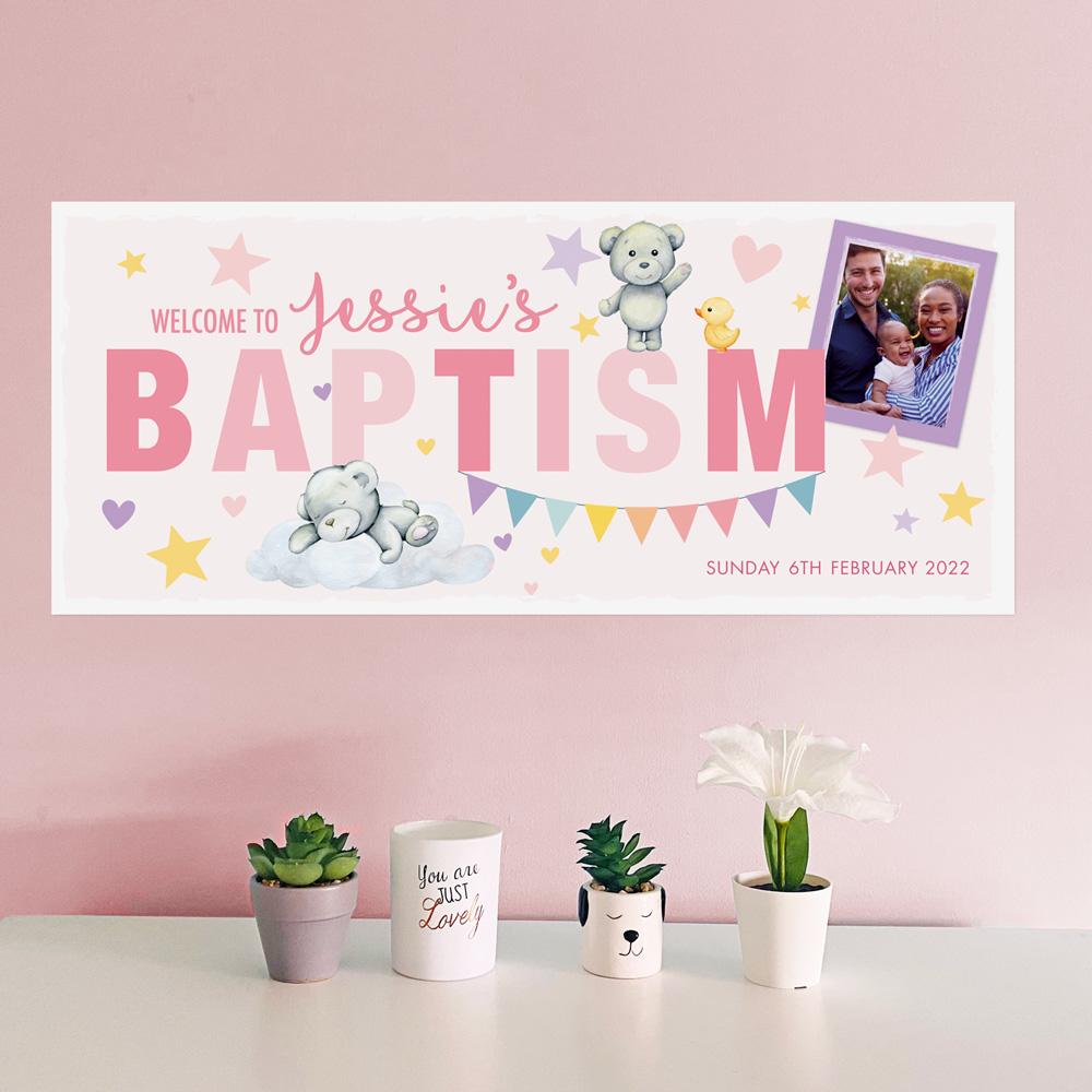 frame my name, personalised baptism banners,