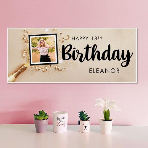 frame my name, 30th birthday banners
