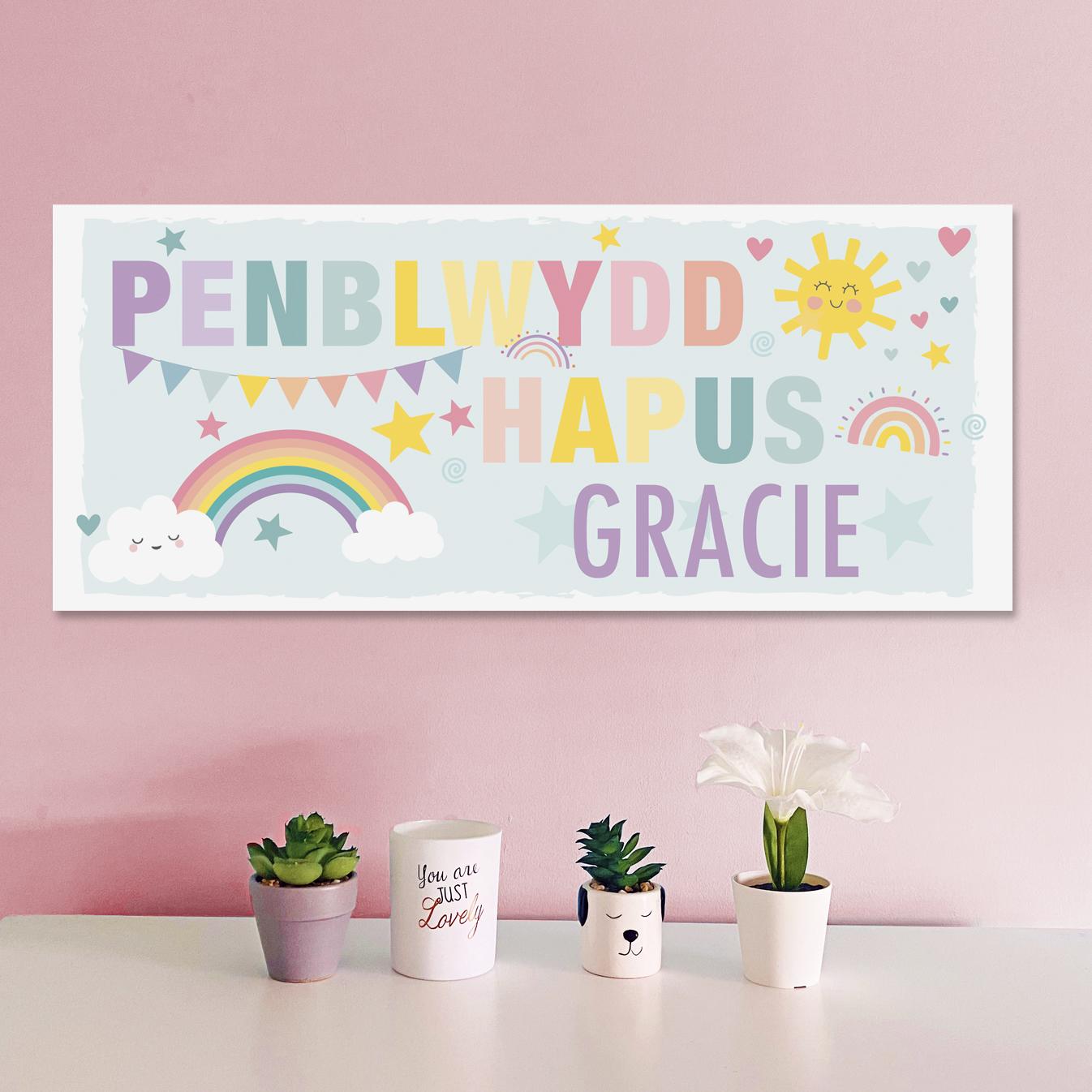 Welsh birthday banners