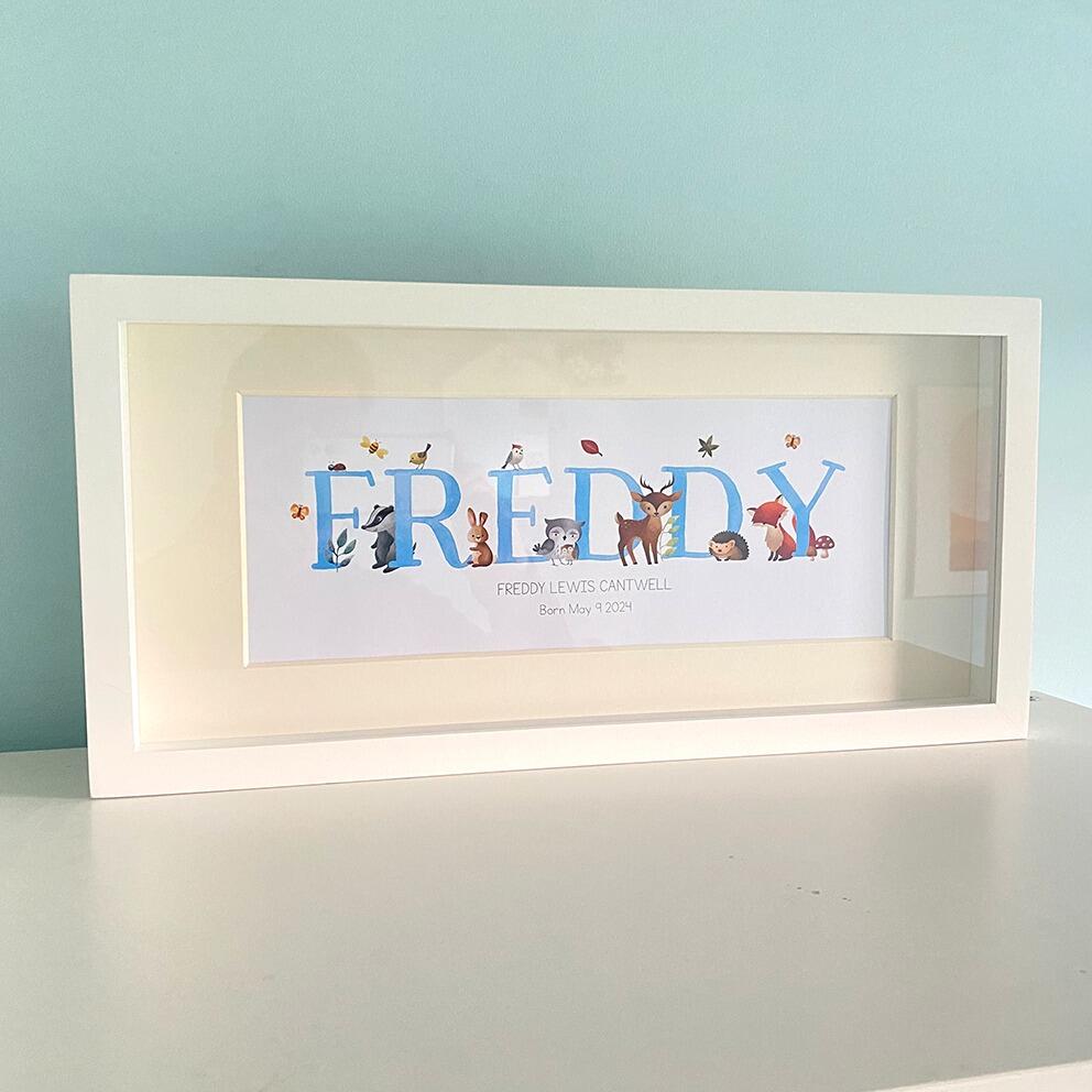 freddy woodland baby name gift