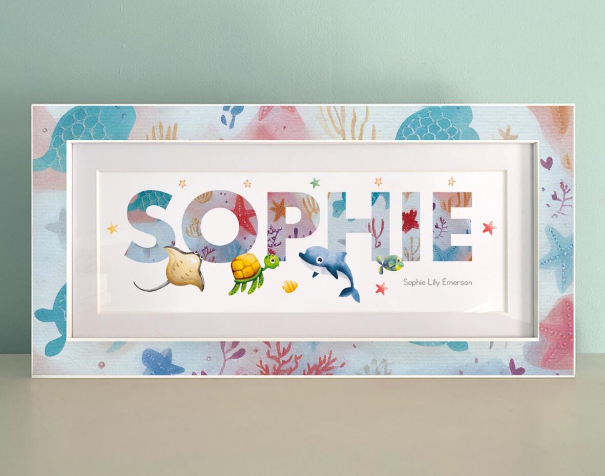 sophie ocean name print