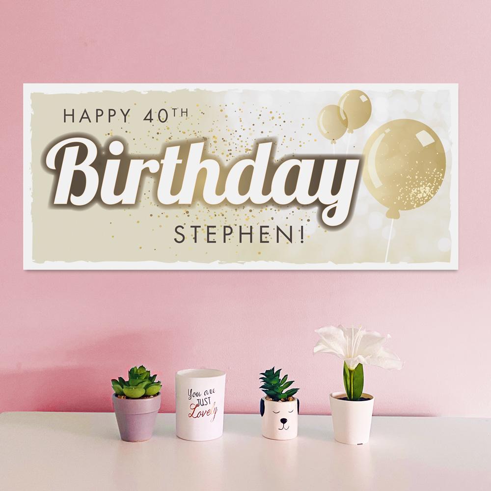 personalised birthday party banners