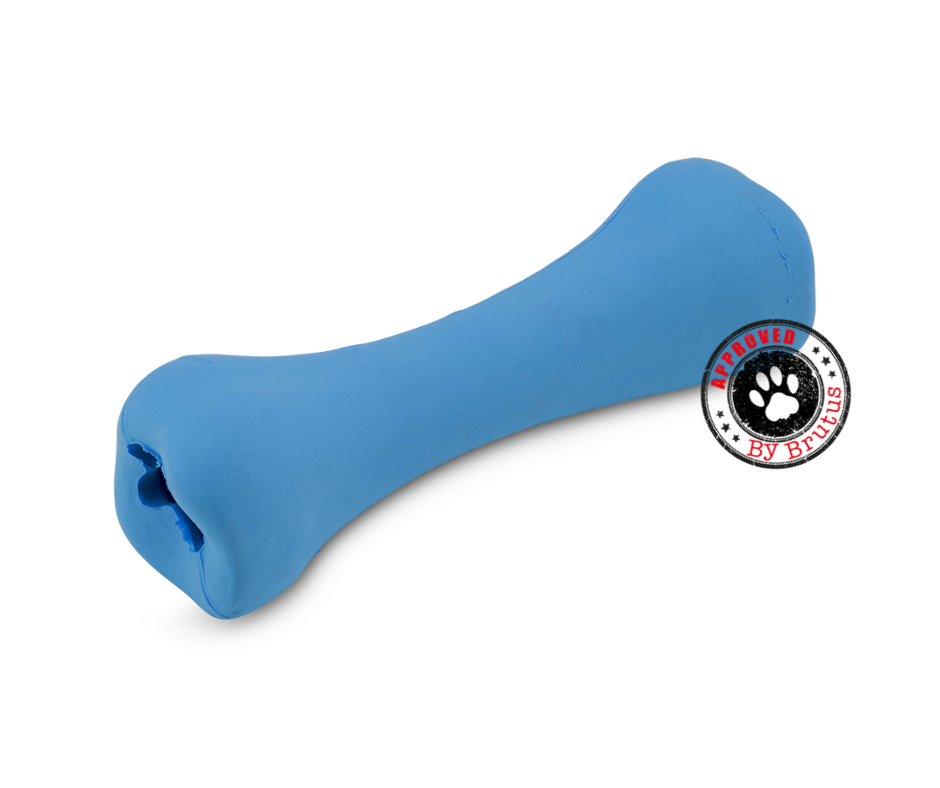 Beco Bone by Beco Pets; treat toy for dogs and puppies - blue