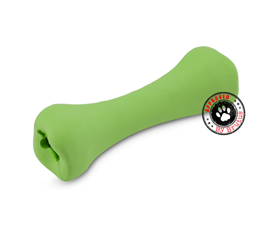 Beco Bone by Beco Pets; treat toy for dogs and puppies - green