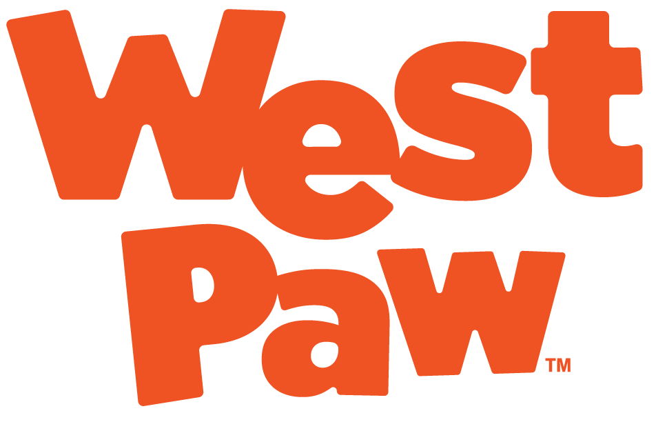 This is the logo for West Paw, an American manufacturer of tough, guaranteed, zero-waste dog toys.