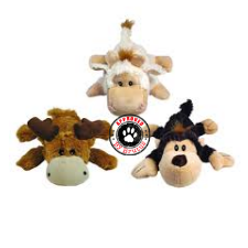 Kong Cozies dog and puppy toys with squeaker - various animals