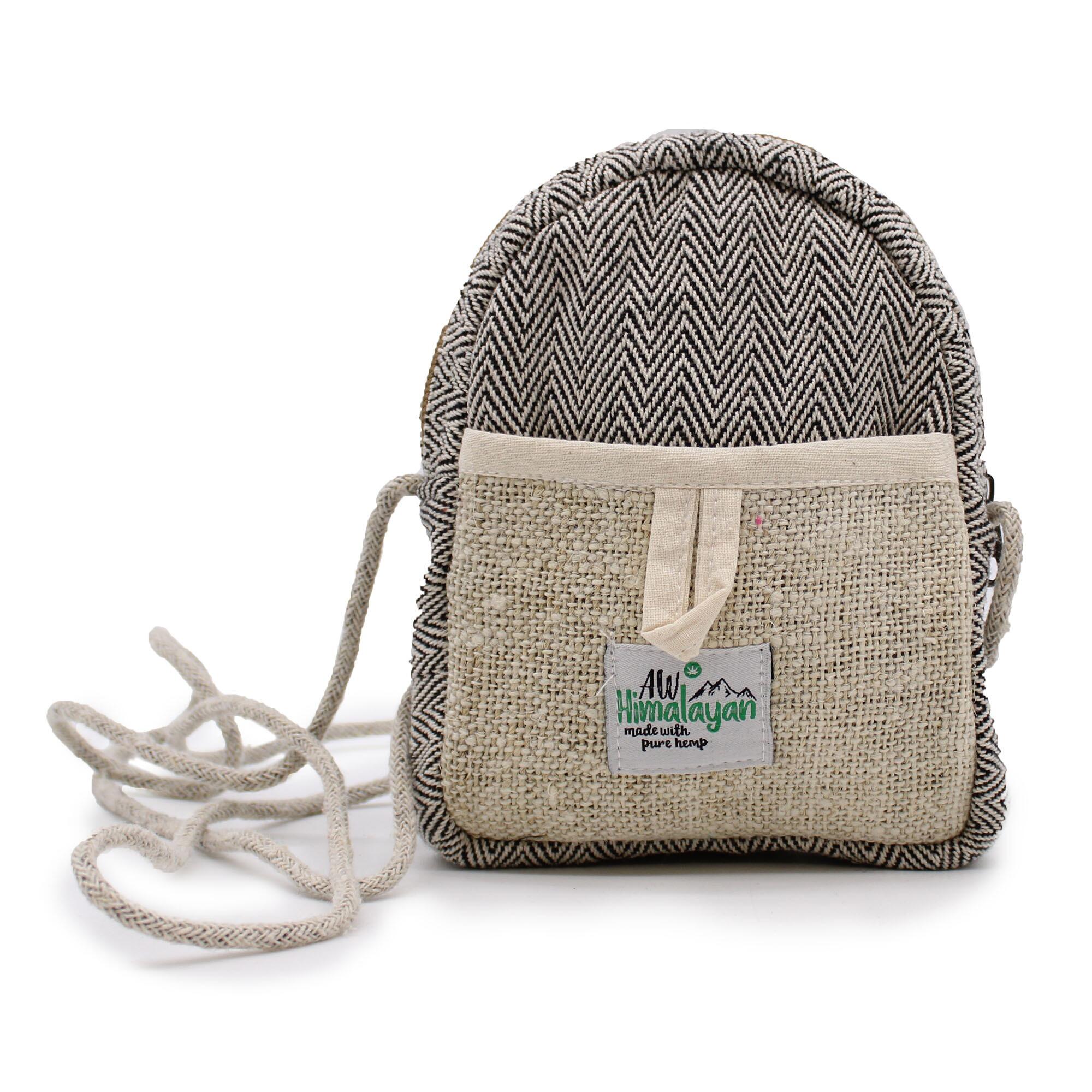 Mobile Phone Bag Made from Eco Hemp and Cotton