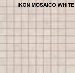 Ikon White Mosaic Italian Porcelain Tile