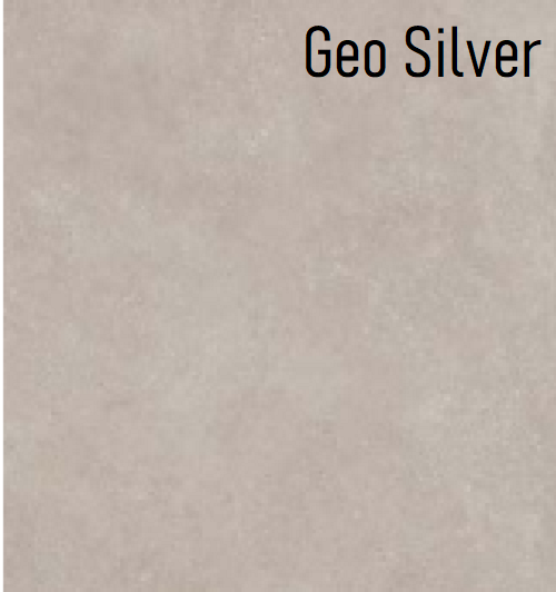 geo silver porcelain tile