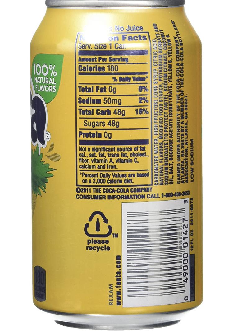 Fanta pineapple