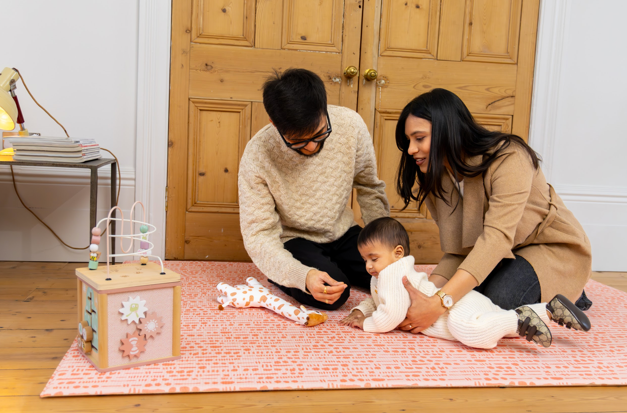 Orange Baby Playmat from Little Fae