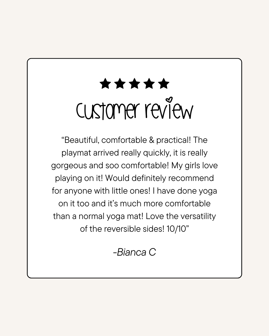 Parent review - reversible foam playmat, combining comfort and style.