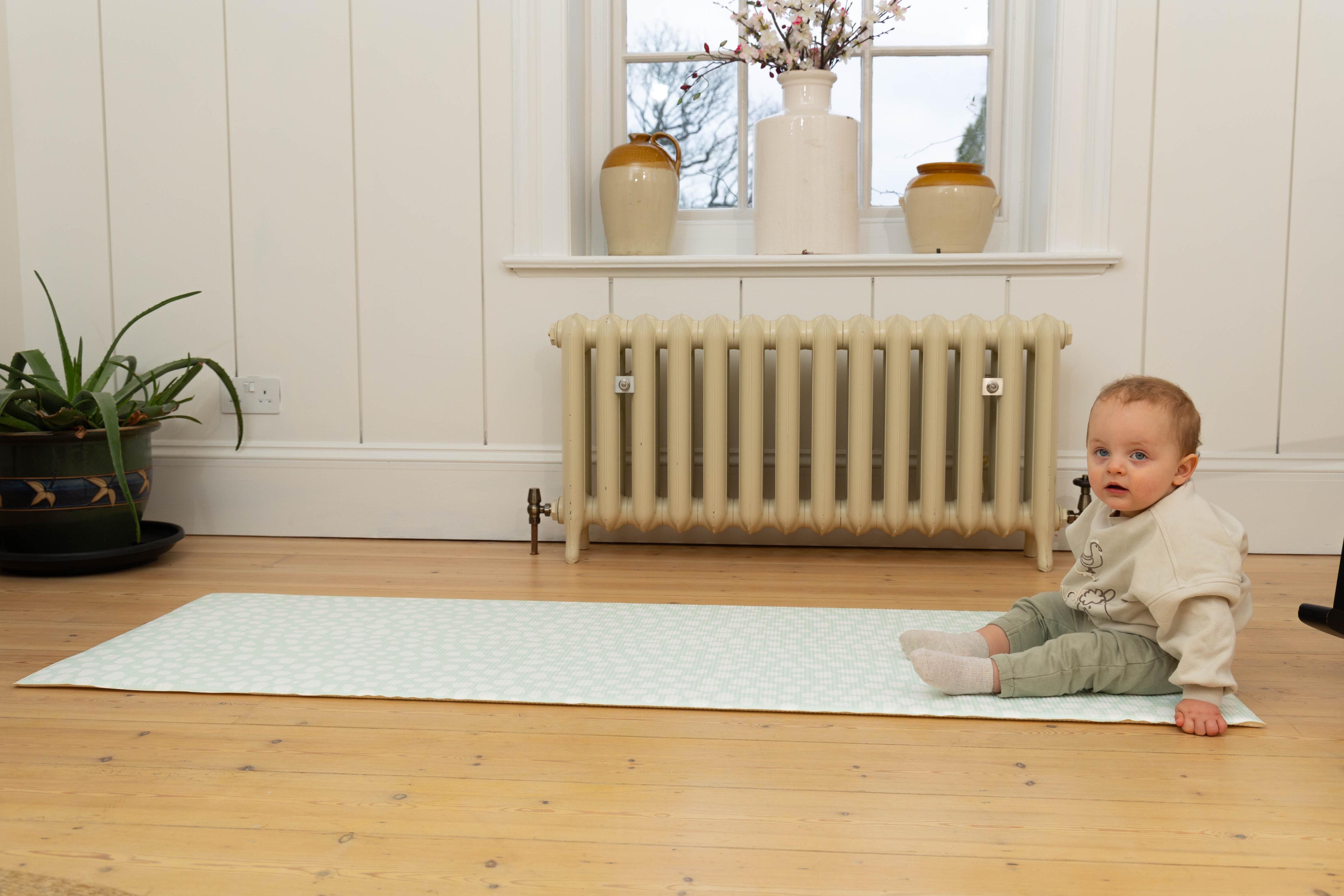 Yoga Playmat Darling Dalmatian Play Mat - Soft Mint