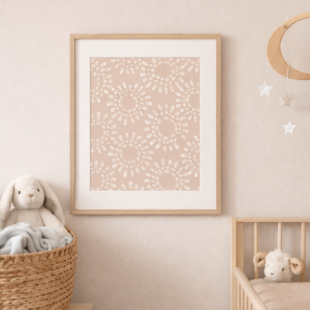 Neutral Nursery Wall Art Prints | Scandinavian Nursery Decor | Little Fae