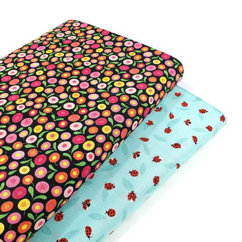 A171, A716, lewis & irene, ladybirds,daisies,wildflowers,bugs,insects
