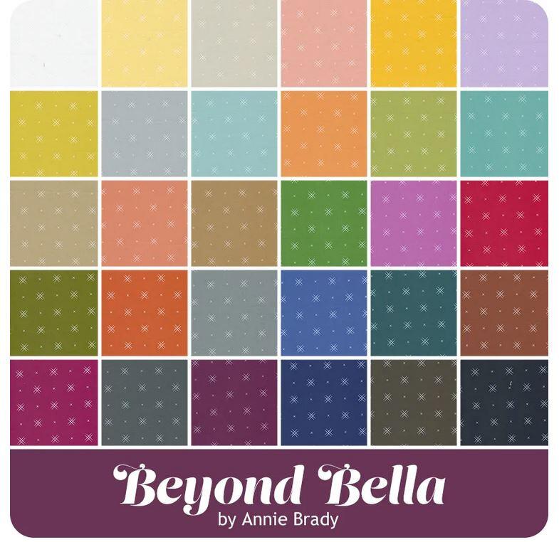 moda beyond bella,charm pack,fabric squares,modern,teenage,funky,bright,rainbow,spots, stripes,cotton,stars