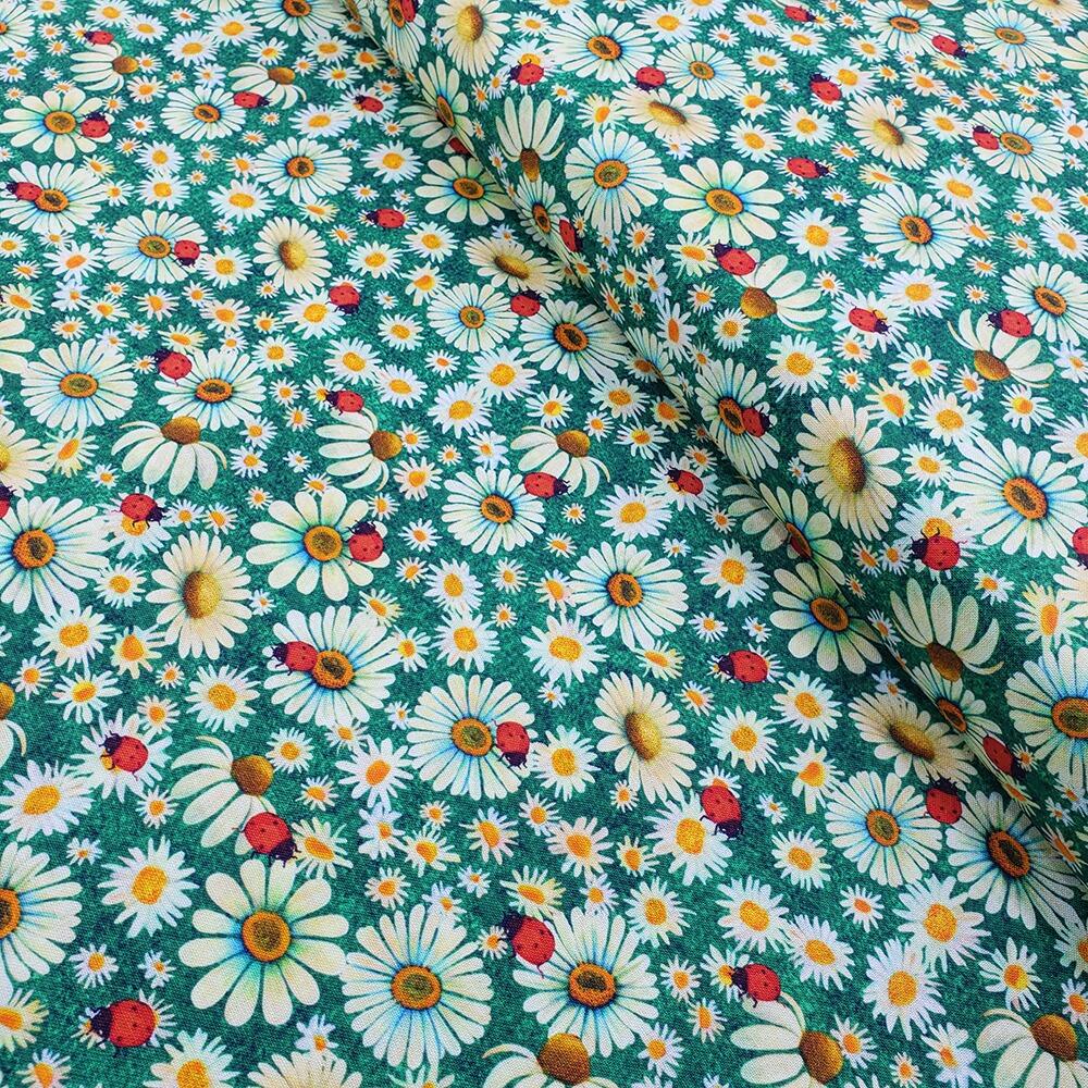 blank quilting, luminous haven, dragonflies, bees, flowers, fabric panel, bright colours, hummingbirds, bees