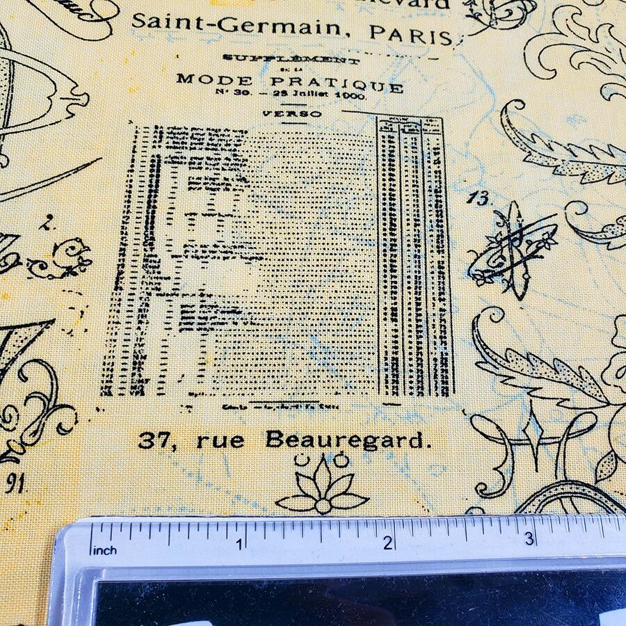 vintage style halloween fabric, halloween quilt, trick or treat fabric, vintage adverts fabric, j wecker frisch, scary scraps