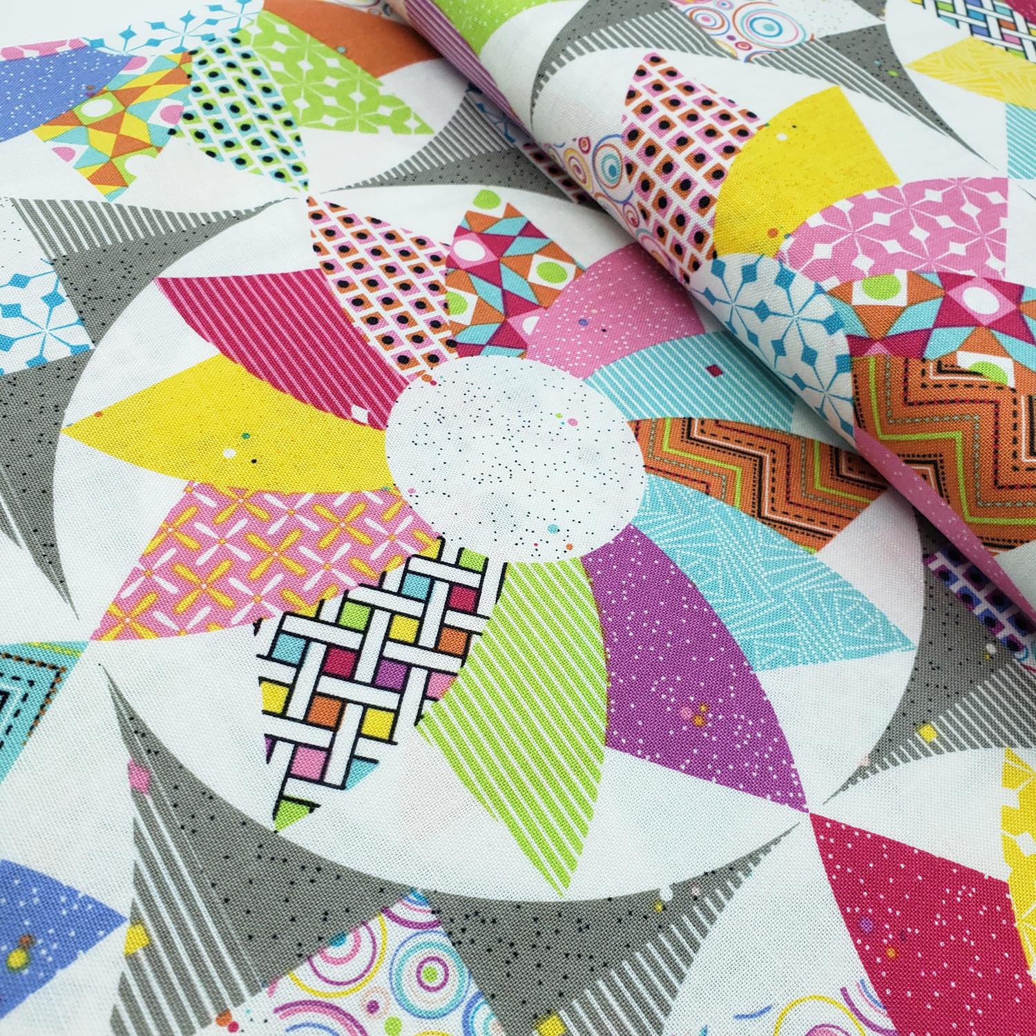 riley blake,colour wall,color,cheater,patchwork, sue Daley, cotton,patchwork,quilt,granny