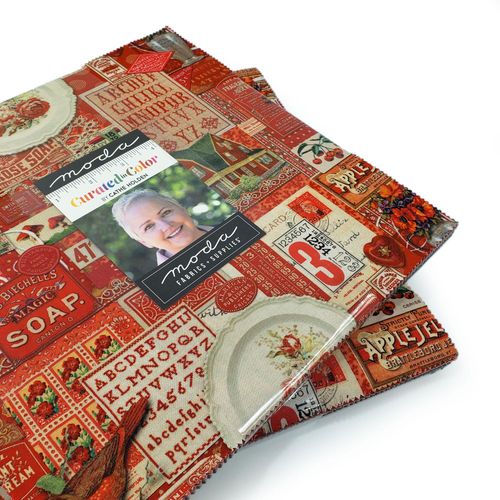 cathe  holden,curated in colour,vintage style fabric,junk journal, ephemera, fabric squares, patchwork squares,junk journal fabric