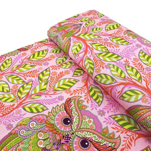 Tula Pink Full Moon Forest II - owls, gold, florals 100% cotton