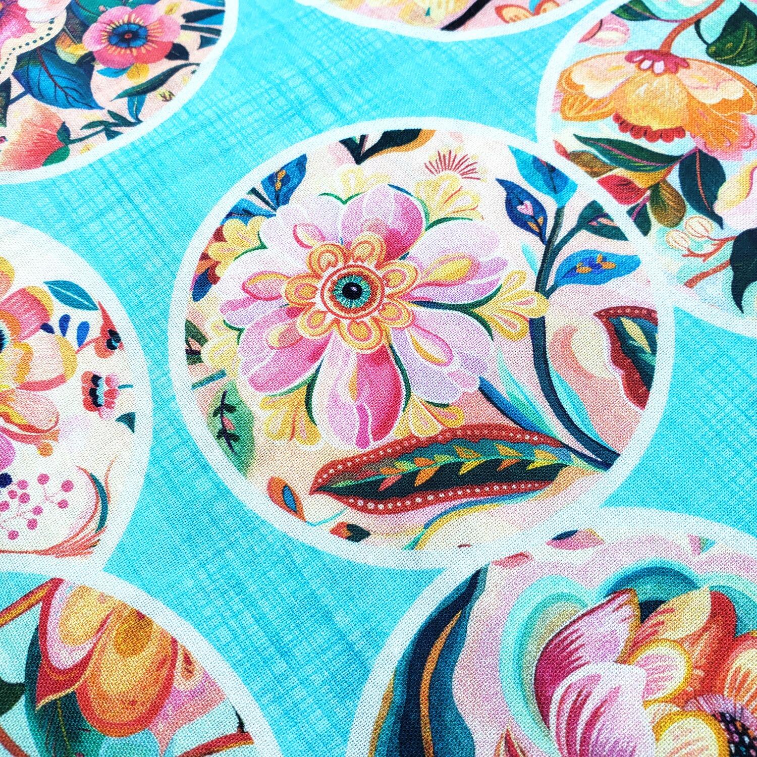 Morris Creative, exotica, florals, borders, badger, foxes, animals, exotic fabric, qt fabrics
