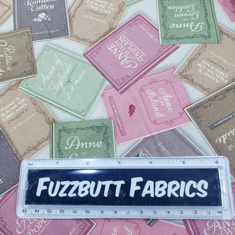 Riley Blake, Anne of Green Gables, book themed fabric, book covers, handwriting, vintage style birds and florals