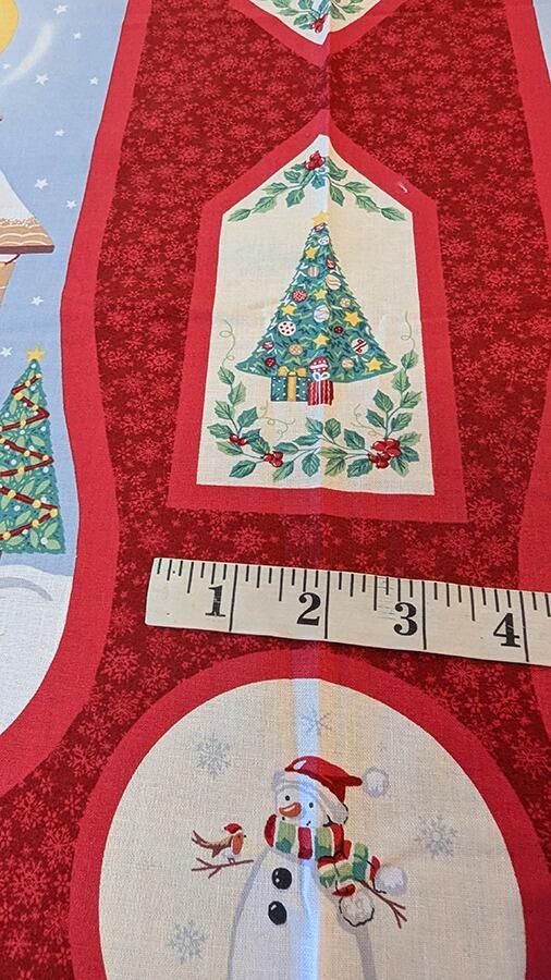 makower, countryside christmas, stocking panel, easy sew stocking