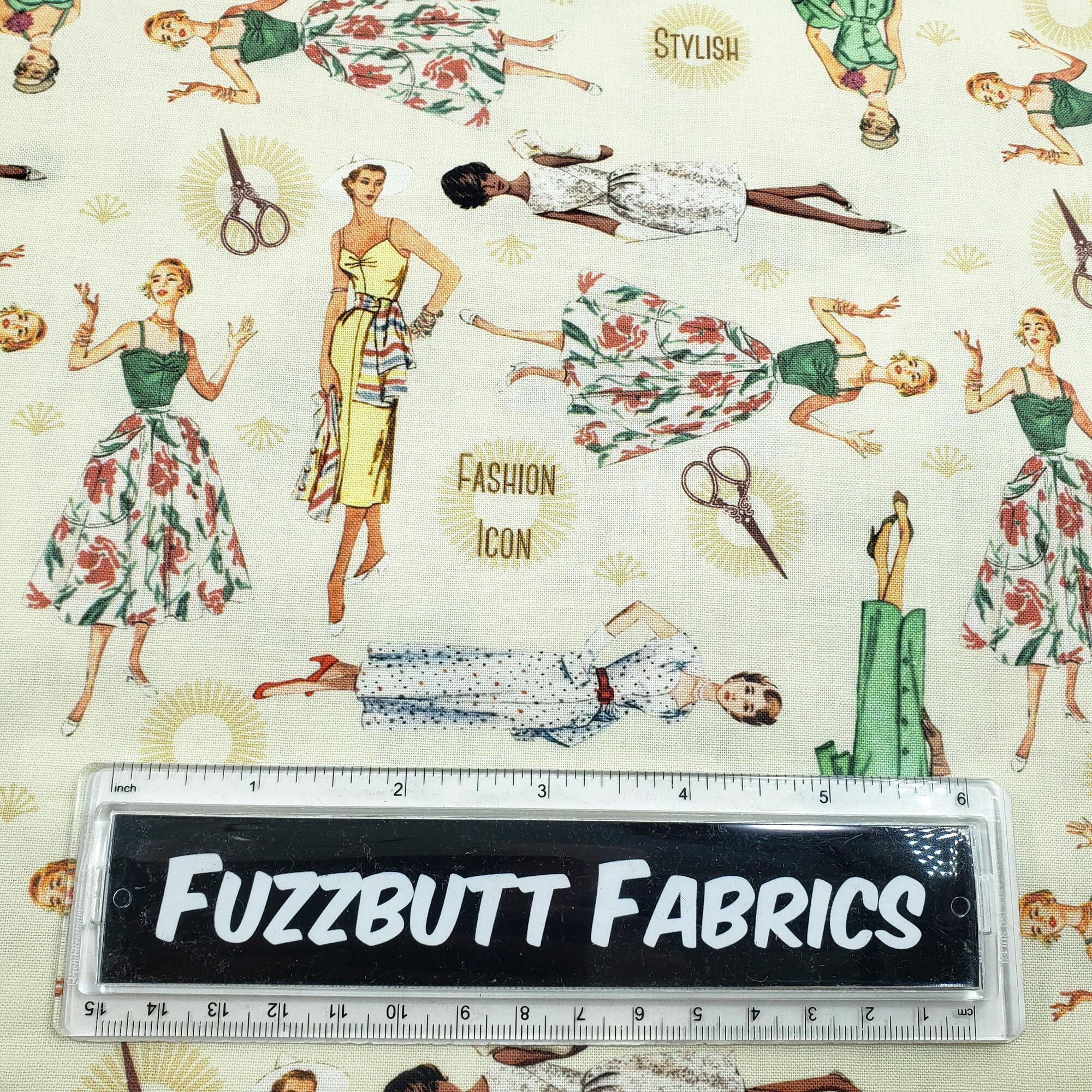100% organic cotton fat quarter bundle, Simplicity vintage sewing ladies, patterns, notions