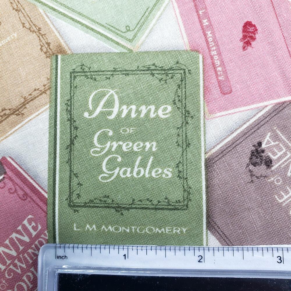 Riley Blake, Anne of Green Gables, book themed fabric, book covers, handwriting, vintage style birds and florals