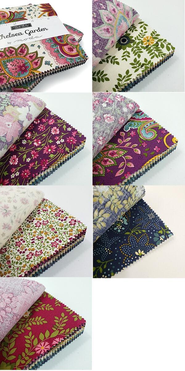 Moda charm pack, floral fabric, cottagecore, roses, squares for patchwork, cotton, easy quilting, precut squares,charm pack, paisley, vintage florals