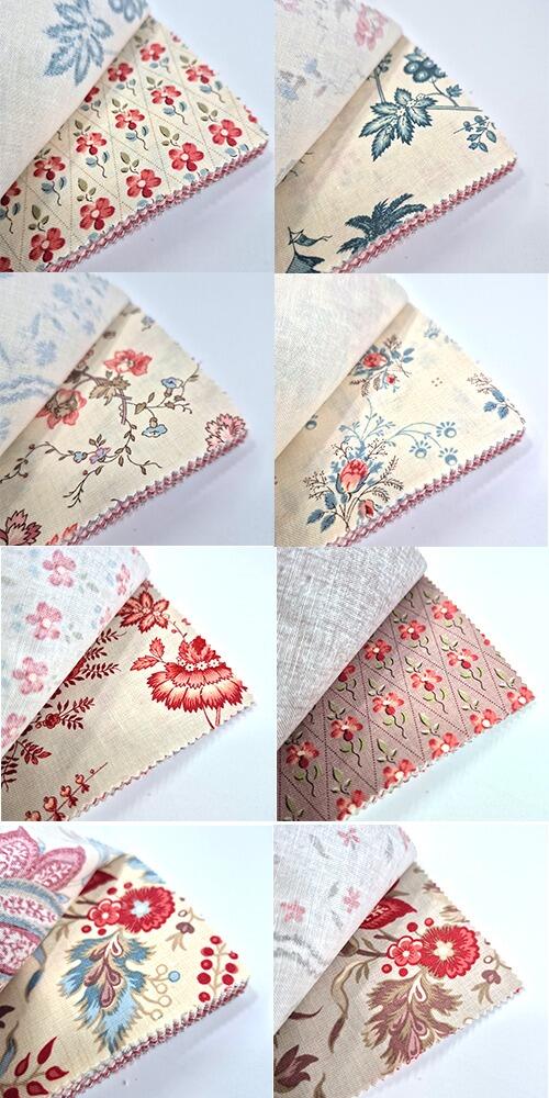 moda charm pack, french general, vintage paris fabric, vintage florals, french revolution, les miserables fabric, fleur de paris, versailles fabric