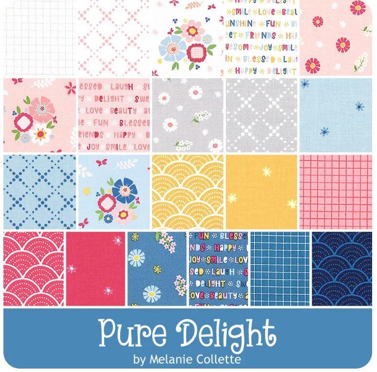 Riley Blake Pure Delight Rollie Polie jelly roll 40 pieces