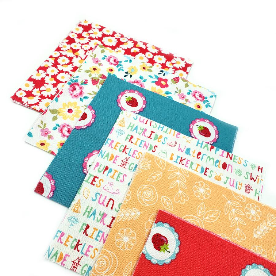 Hopscotch & freckles charm pack, Nutex charm packs, poppie cotton charm packs uk, floral charm packs, girly charm packs, 5" squares