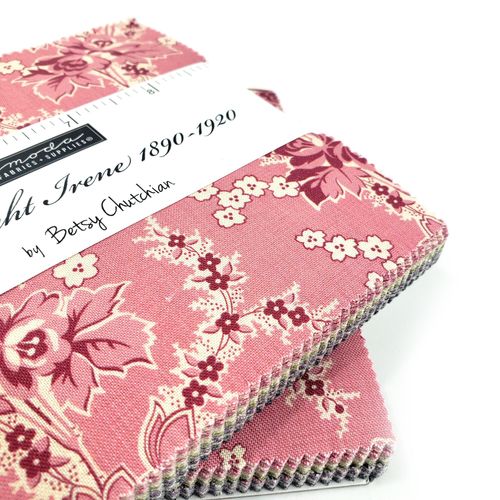 Moda, 3 Sisters, Sandalwood, vintage french style fabric, floral, squares for patchwork, cotton, easy quilting, precut squares,charm pack