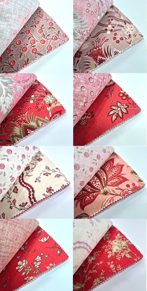moda charm pack, french general, vintage paris fabric, vintage florals, french revolution, les miserables fabric, fleur de paris, versailles fabric