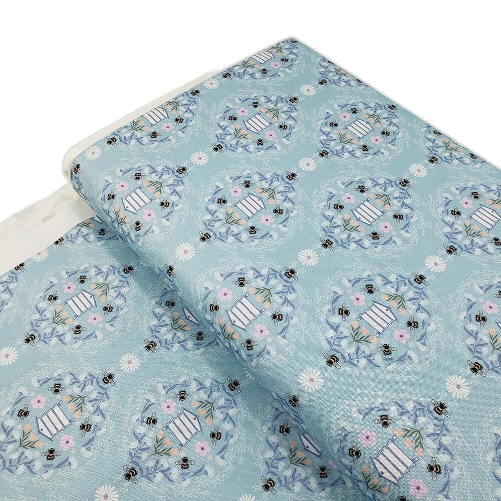 Lewis & Irene, honey sweet, bee fabric, bees and beehives, beehive fabric, honey bees, cotton bee fabric