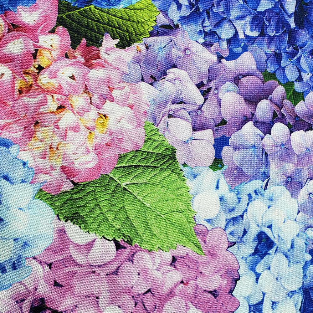 Spring Dream hydrangea border, Michael Miller, bees, flowers fabric, cotton, florals