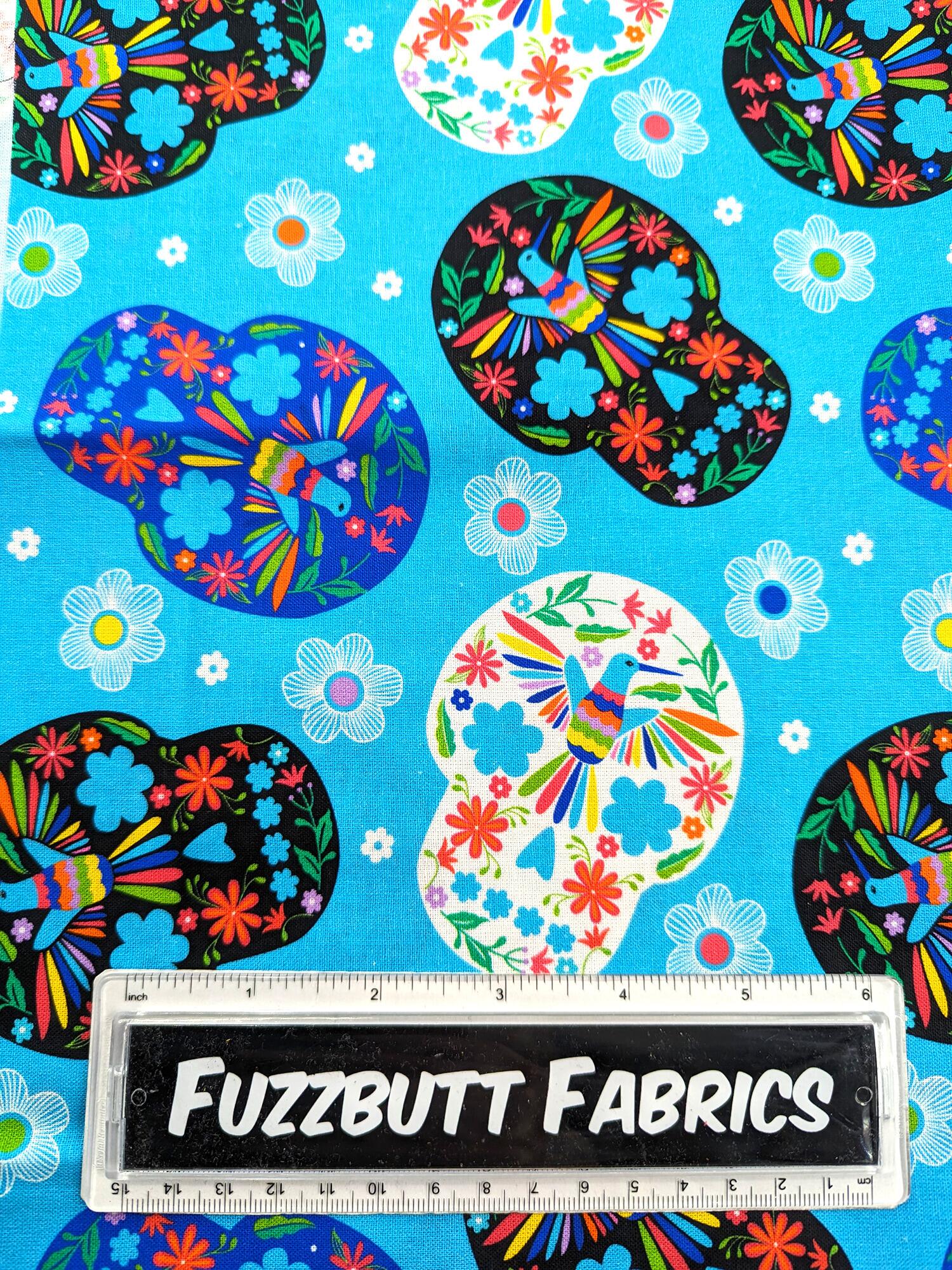 mexicana, victoria louise,humming birds, peackcocks,fat quarter bundle, colourful,bright