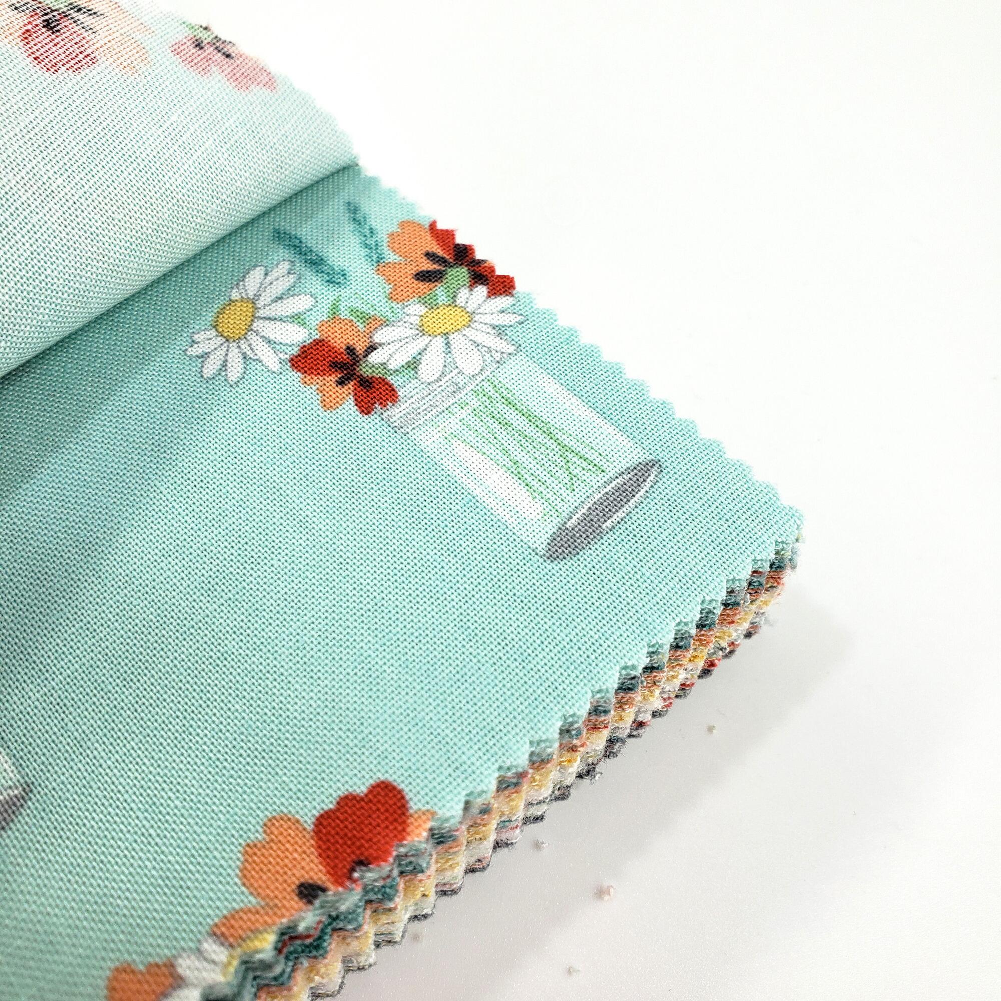 Riley Blake,Sunshine Sweet Tea,stacker,cotton squares,patchwork,floral,quilting,Amanda Castor,Material Girl Quilts