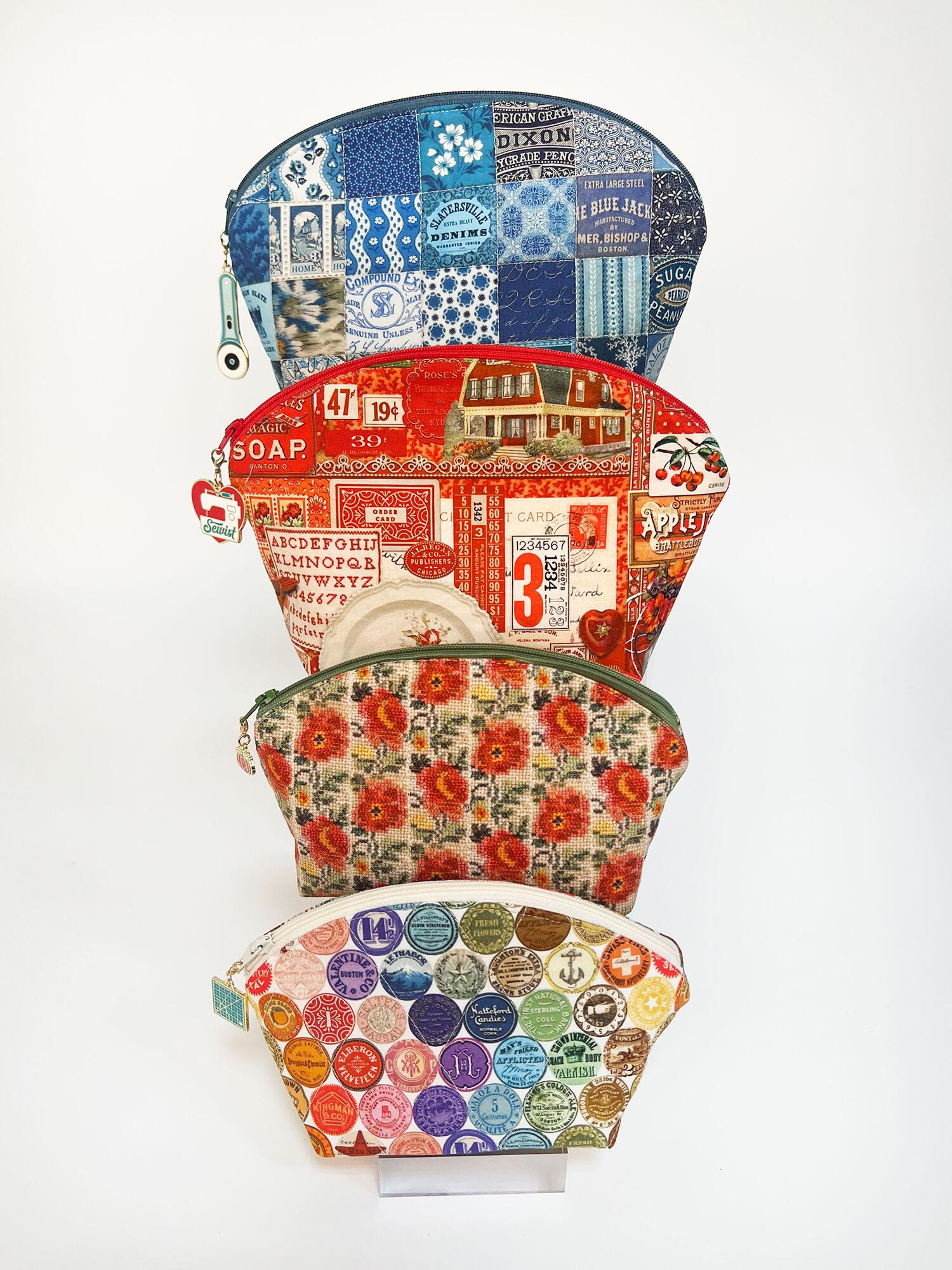 moda,cathe holden, curated in color,junk journal,vintage,1940s,vintage style fabric, fake patchwork, rainbow colour