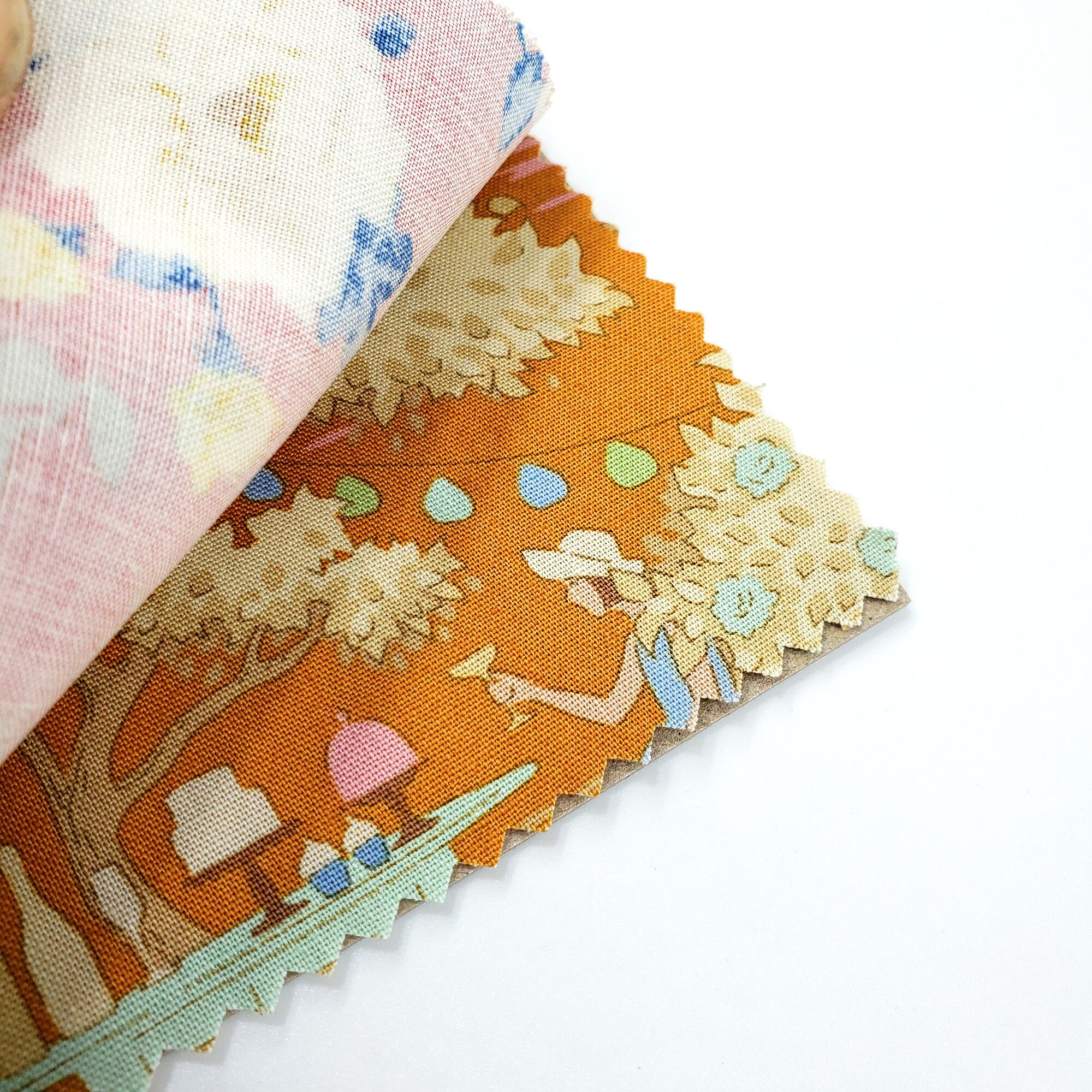 tilda charm pack, Sunday Brunch, whimsy, floral fabric, fabric squares,cotton squares, patchwork cotton squares