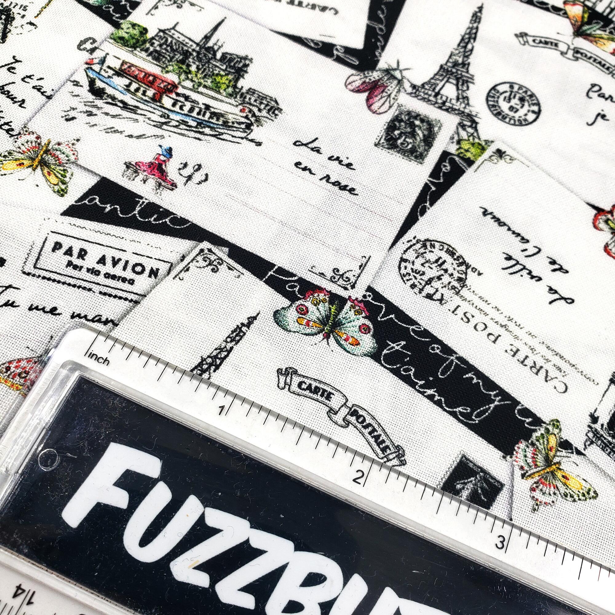 Junk journal fabric, paris postcards,Deborah Edwards, Northcott, from paris with love, paris romance, romantic fabric, paris, letters, sketching fabric, love letters