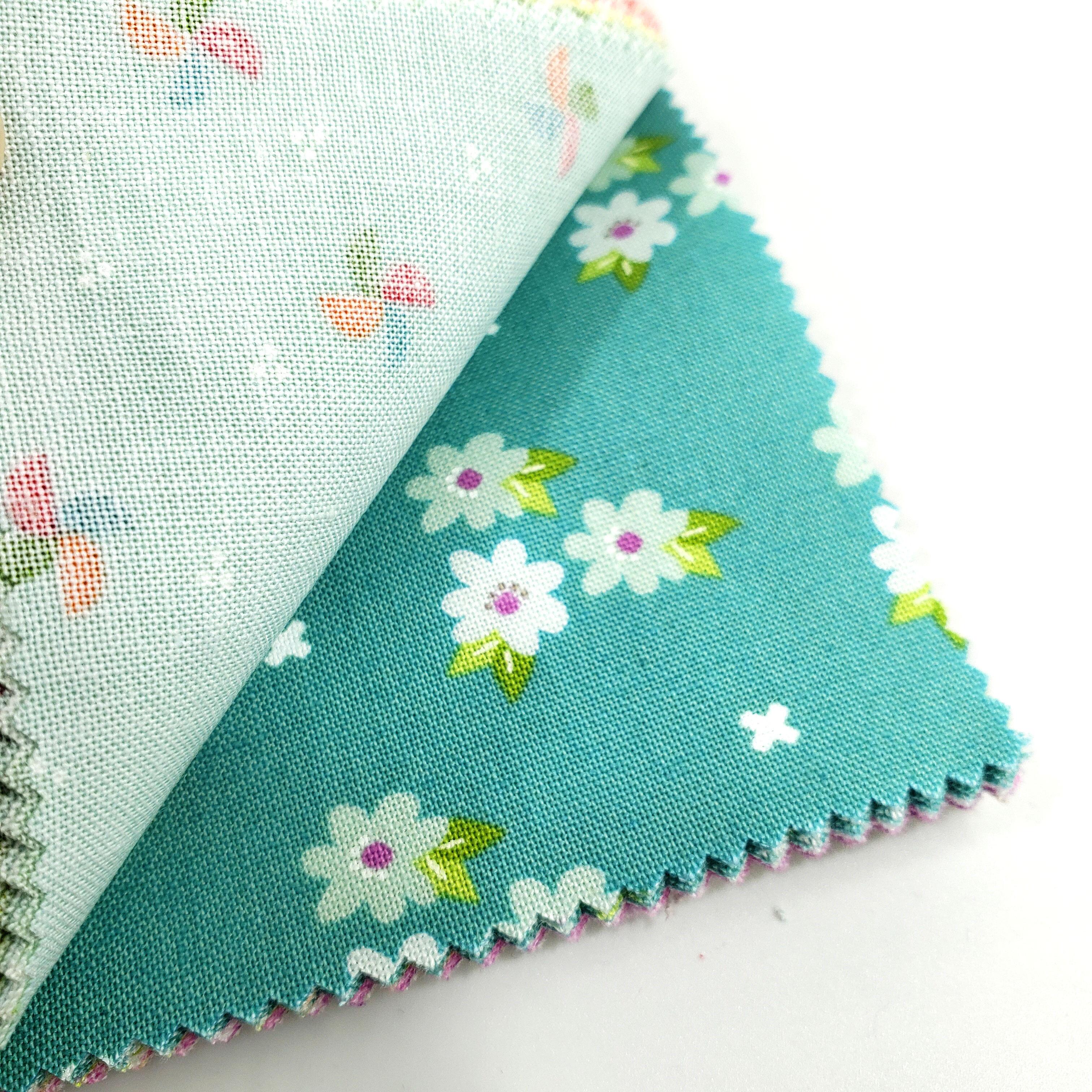 laguna sunrise,sherri chelsi, layer cake, cotton squares, patchwork squares,moda, floral, pastel