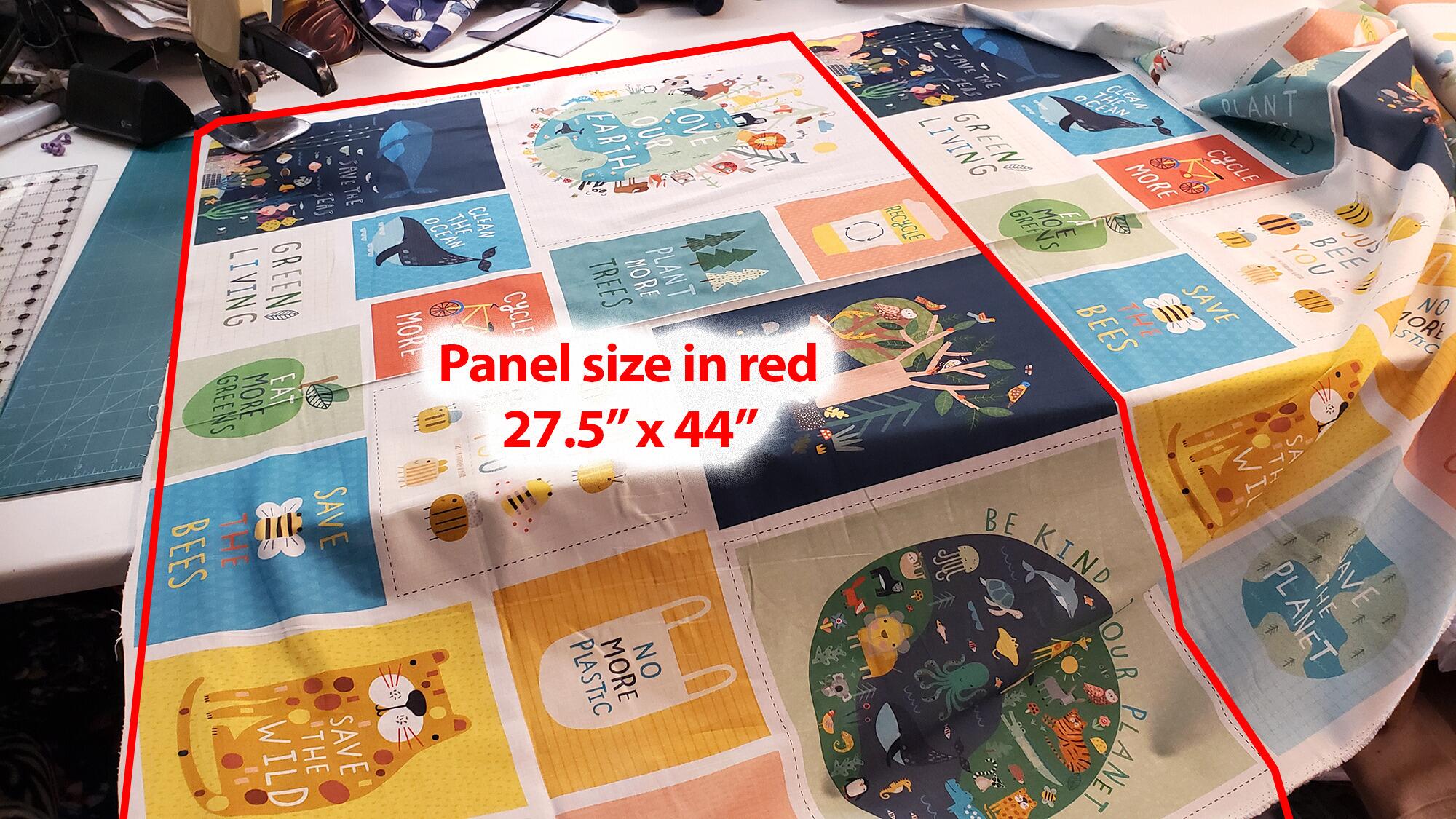 eco fabric, save the planet, save the oceans, sharks, whales, no more plastic, plastic free, save the bees, plant trees, grow your own food, protest fabric, environmental fabric